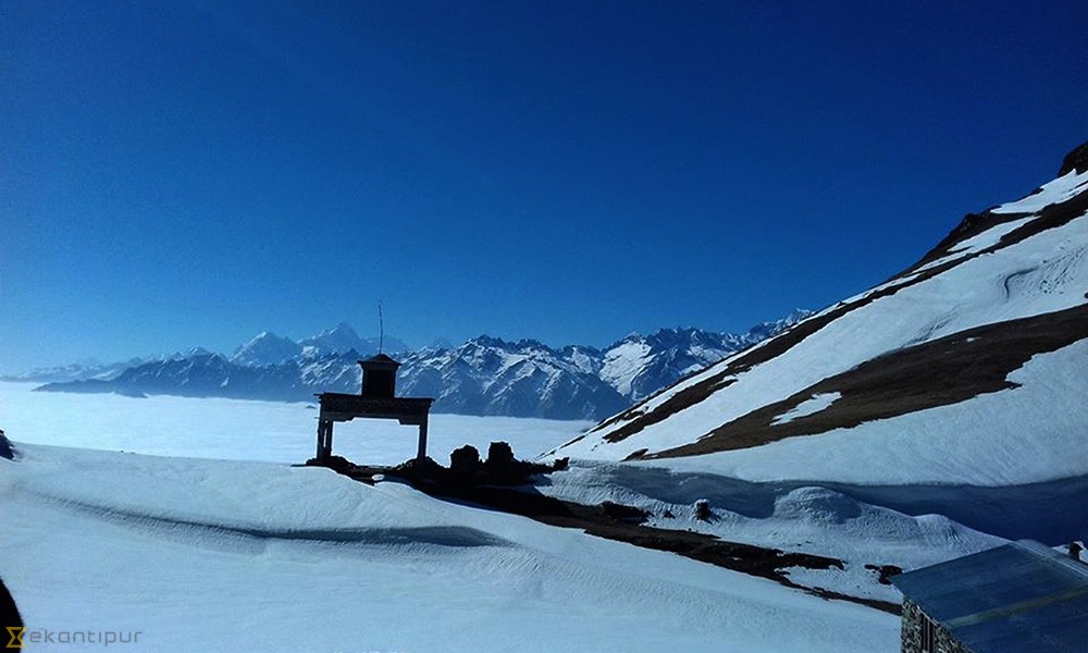Ganesh Himal from Pangsang Pass at 3,842m, Ruby Valley Trek, Nepal